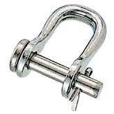 Half-Round D-Shackle, Cotter Pin type