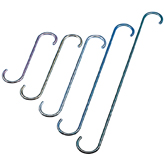 Aluminum Longer “S” Hook, colored