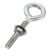 Long Eye Bolt (welded) w/washer and nut