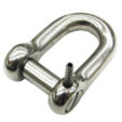 Oval Sink Pin type D-Shackle w/pinlock