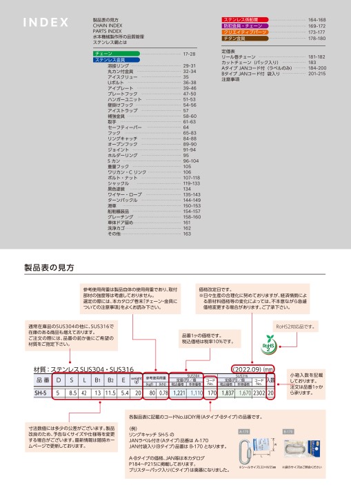 水本機械製作所ステンレス製品カタログ2025